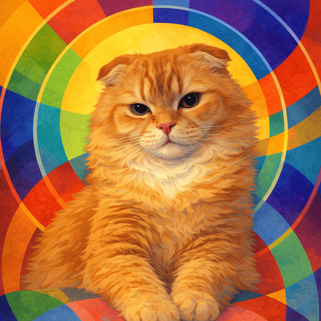 Giclée Print featuring AI pet portrait